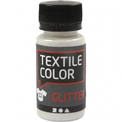 medium textile glitter transparent a paillettes 50 ml