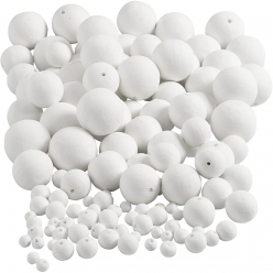 mix boules ouate blanche 12  50 mm 240 pieces