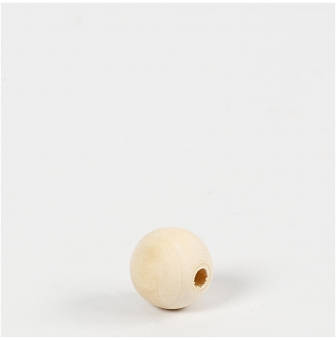 perles en bois brut 15 mm 20 pieces