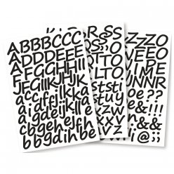 lettres adhesives ecriture cursive 3 cm