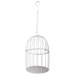 cage d oiseau deco metal a suspendre o15 cm
