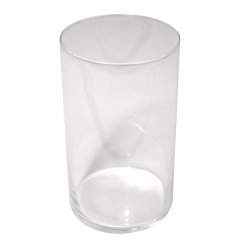 vase en verre 9 cm o h 15 cm