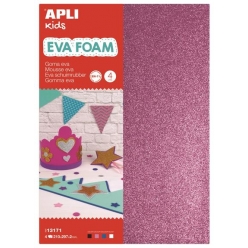mousse eva thermoformable a4 4 feuilles pailletee 1