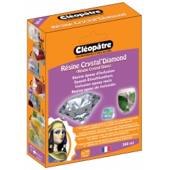 resine d inclusion crystal diamond et accessoires 360ml