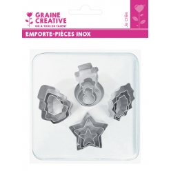 emporte pieces metal noel 12 pieces