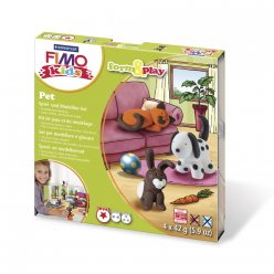 kit pate fimo kids animaux de compagnie 803402 ly