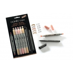 set copic ciao 51 5 teintes chairs 1 multiliner