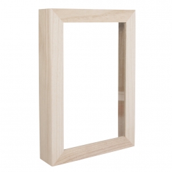 cadre bois avec verre acryl 30x21 cm