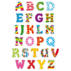 gommettes alphabet 1 de 3 a 4 cm x 52 pieces