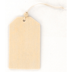 etiquette tags en bois rectangle 85 x 5 cm 6 pieces