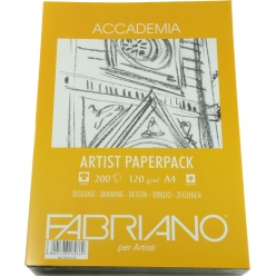 papier fabriano accademia artist paper pack 200 f a4 120g