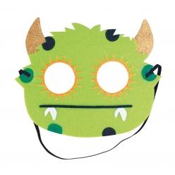 masque feutrine vert monstre 205 x 145 cm