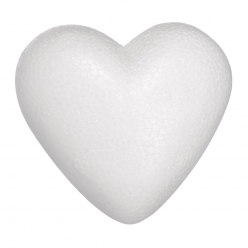 coeur plat en polystyrene 9 cm 3 pieces