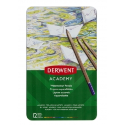 derwent academy crayons aquarellables x12
