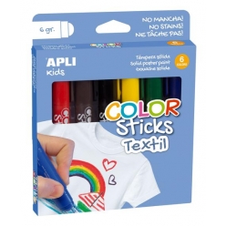 gouache solide 6 crayons special textile 6g