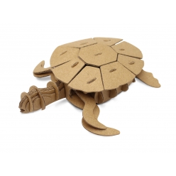 maquette en carton tortue petit modele 15 x 12 x 3 cm