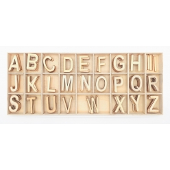 lettres en bois 23 cm coffret 130 lettres