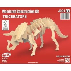 maquette en bois triceratops