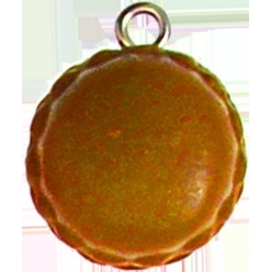 macaron pate polymere o 15 mm pistache