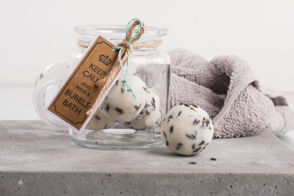 Savon maison, boules de bain