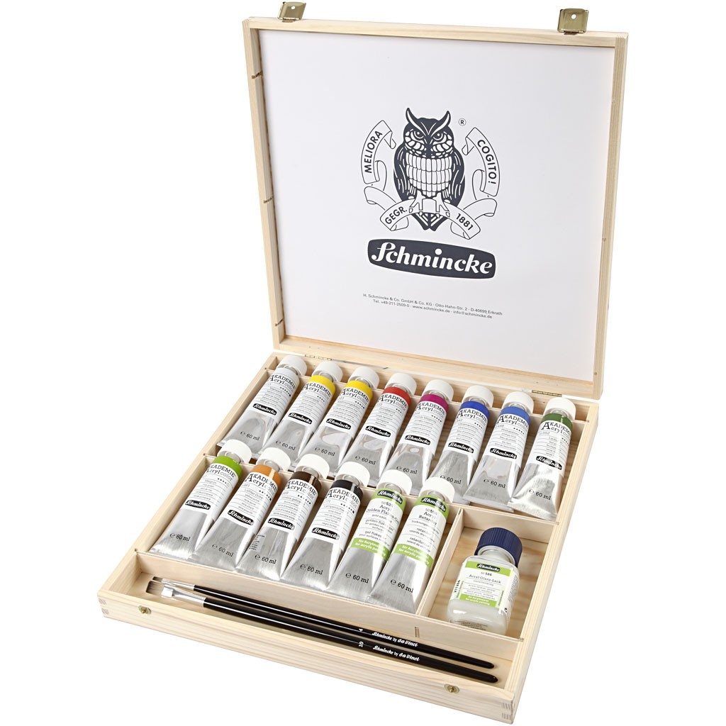 Coffret pour peinture acrylique