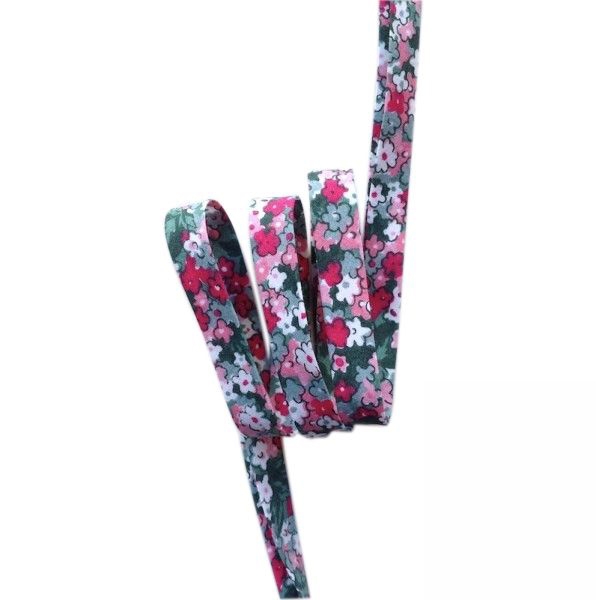 Biais fleuri et à motif