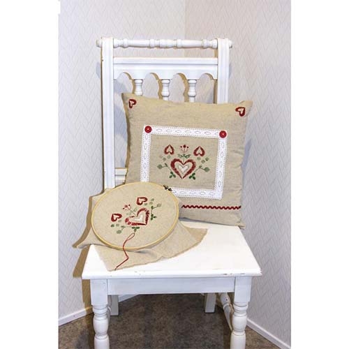 Coussin broderie