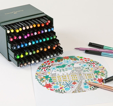 Livres et cartes de coloriage d'art