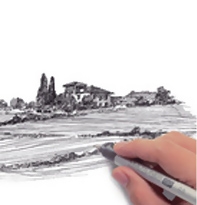 papier à dessin, esquisse