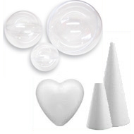 Autres formes en polystyrène