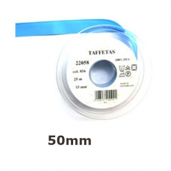 25m de ruban taffetas uni en 50 mm