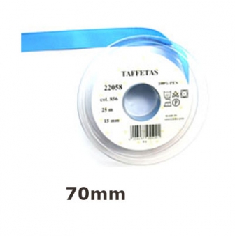 25m de ruban taffetas uni en 70 mm