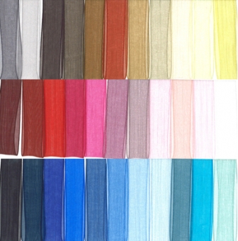 25m de ruban organza mousseline 38mm