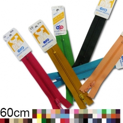 fermeture eclair 60 cm nylon 4mm