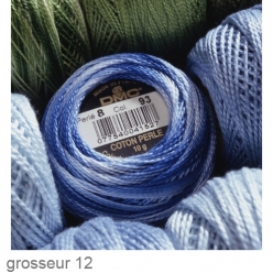 coton perle dmc art 116 grosseur 12  pelote de 120m