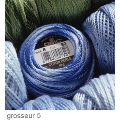 coton perle dmc art 116 grosseur 5  pelote de 45m