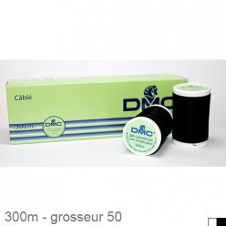 fil a coudre cable 100 coton dmc  300m  grosseur 50