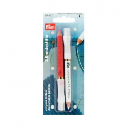 crayon craie blancrose avec brosse a effacer