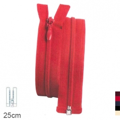 fermeture eclair z45  separable 4mm  25 cm