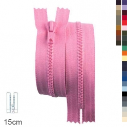 fermeture eclair z53  moulee 6mm non separable  15 cm