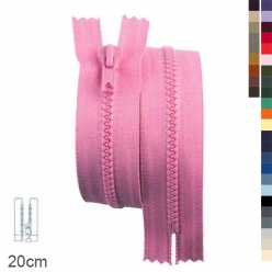 fermeture eclair z53  moulee 6mm non separable  20 cm