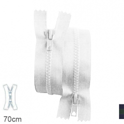 fermeture eclair z60  bouche a bouche moulee 6mm  70 cm