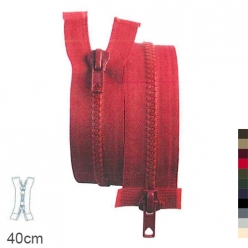 fermeture eclair z68  separable 6mm double curseur  40 cm