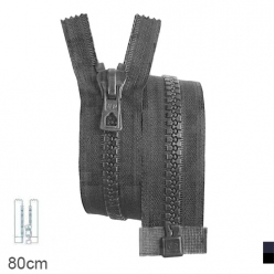 fermeture eclair z70  separable grosse maille 9mm  80 cm