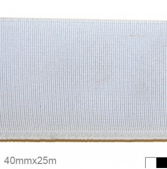elastique tisse polyester 40mm x 25m