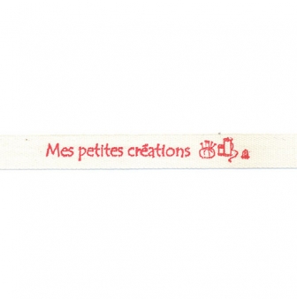 ruban coton 10mm mes petites creations