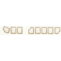 ruban coton 15mm biscuits