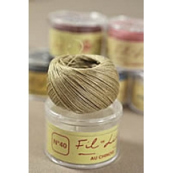 lot de 10 capsules de fil au chinois gr 40 en 50 m