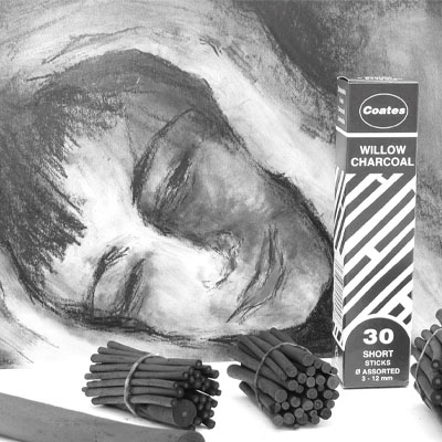 Crayons d'art et fusains