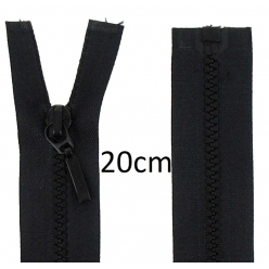 fermeture eclair z48  prestilon 4 mm 20 cm  non separable